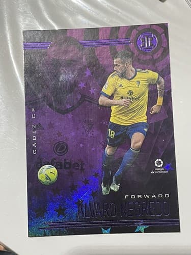 2020-21 Panini Illusions La Liga Purple Astro #23 Alvaro Negredo - Image 1