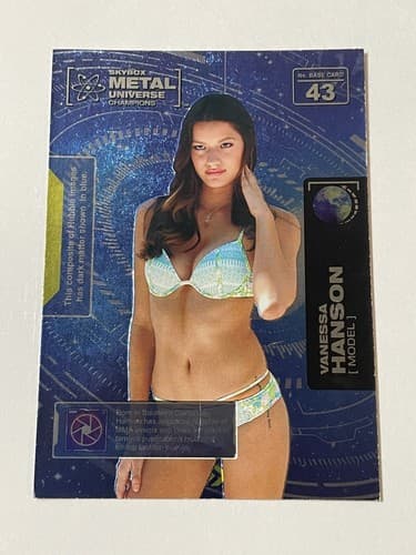 2021 Skybox Metal Universe Champions SPECTRUM Parallel #43 Vanessa Hanson Model - Image 1