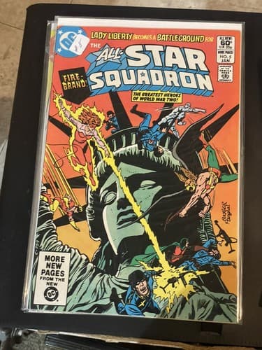 Lot Of 9 ALL-STAR SQUADRON #1, 3, 4 - 8, 11, 12 (1981 DC) - Thumbnail 5