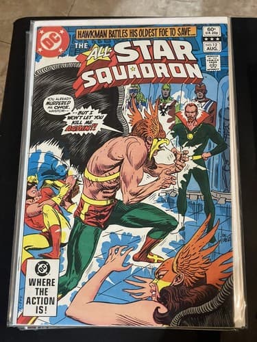 Lot Of 9 ALL-STAR SQUADRON #1, 3, 4 - 8, 11, 12 (1981 DC) - Thumbnail 10