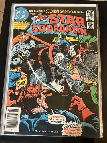 Lot Of 5 ALL-STAR SQUADRON #1, 3, 4, 6, 8 (1981 DC) - Thumbnail 3