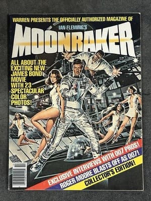 MOONRAKER Official Mag. (1979 Warren Pub) JAMES BOND 007 Ian Fleming BOND GIRL - Thumbnail 6
