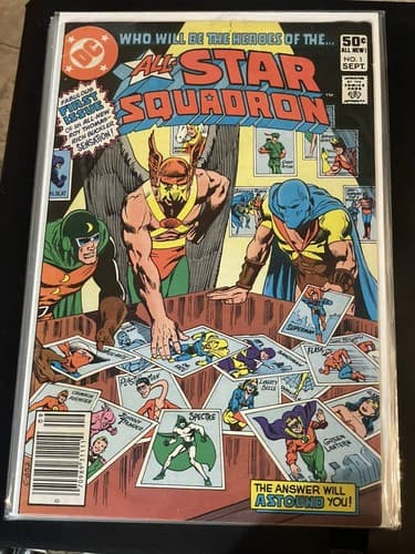 Lot Of 5 ALL-STAR SQUADRON #1, 3, 4, 6, 8 (1981 DC) - Thumbnail 2