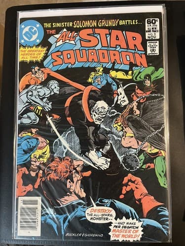 Lot Of 9 ALL-STAR SQUADRON #1, 3, 4 - 8, 11, 12 (1981 DC) - Thumbnail 3