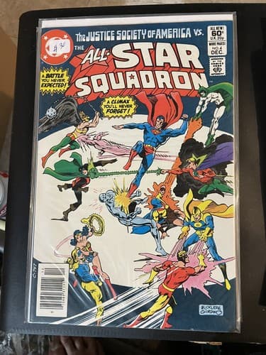 Lot Of 9 ALL-STAR SQUADRON #1, 3, 4 - 8, 11, 12 (1981 DC) - Thumbnail 4