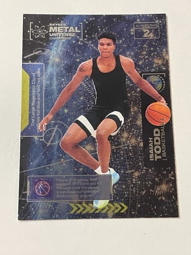 2021 Skybox Metal Universe Champions SPECTRUM Parallel #2 Isaiah Todd RC - Image 1