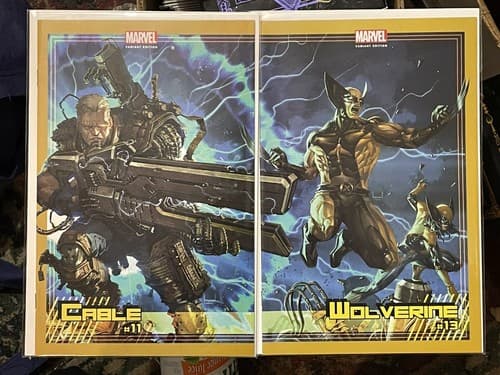 WOLVERINE #13 & CABLE #11 (2021 Marvel) KAEL NGU CONNECTING EXCLUSIVE VARIANT - Image 1