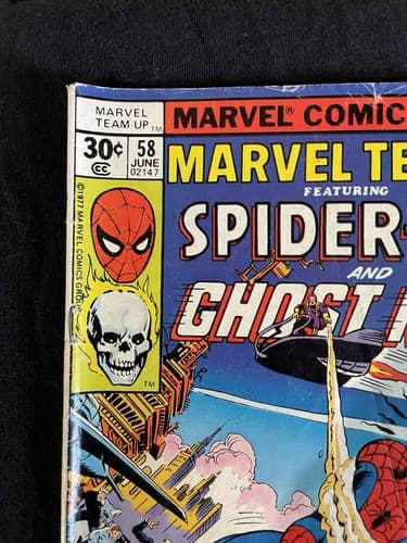 MARVEL TEAM-UP #58 (1972 Marvel) Ghost Rider - Thumbnail 3
