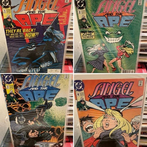 ANGEL AND THE APE #1-4 (1989 DC) Complete 4 Part Mini Series - Image 1