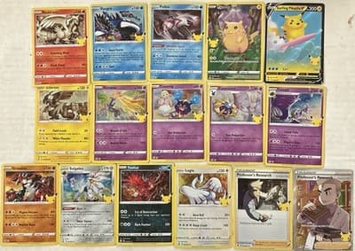 PokÃ©mon TCG: Celebrations 25th Anniversary Collection Lot Of 16 Foil & Holo R - Image 1