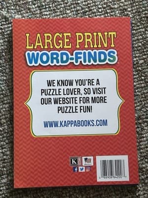Lot Of 3 Word Find Puzzle Books Pocket Large, Medley, Large Print Kappa Books - Thumbnail 7
