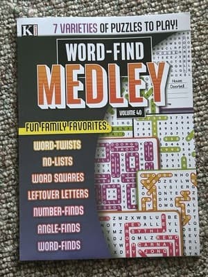 Lot Of 3 Word Find Puzzle Books Pocket Large, Medley, Large Print Kappa Books - Thumbnail 4
