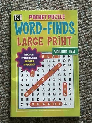 Lot Of 3 Word Find Puzzle Books Pocket Large, Medley, Large Print Kappa Books - Thumbnail 2