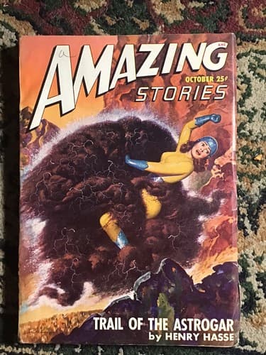 Amazing Stories Vol. 21 #10 (Oct 1947 Ziff-Davis) Pulp - Image 1