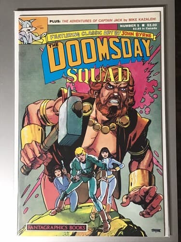 Doomsday Squad 1, 2, 4, 5, 6 (1986 Fantagraphic) John Byrne - Thumbnail 5