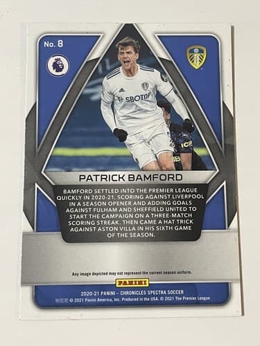 2020/21 Panini Chronicles Spectra PATRICK BAMFORD Base RC Rookie Card #8 - Thumbnail 2