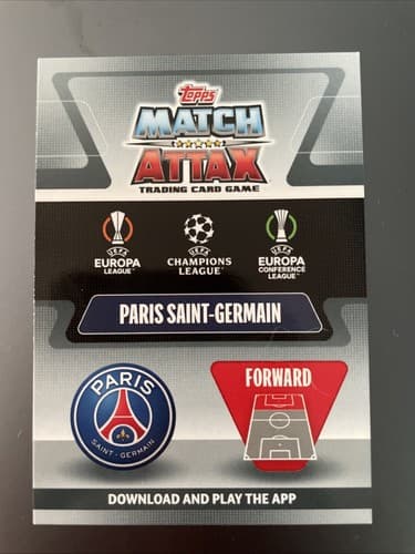 2021 Topps Match Attax Scan X Limited Edition Lionel Messi Paris Saint-Germain - Thumbnail 2