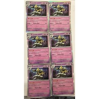 Dusknoir (Holo Foil) Shrouded Fable PokÃ©mon #20/64 Rare Set of 6 - Image 1