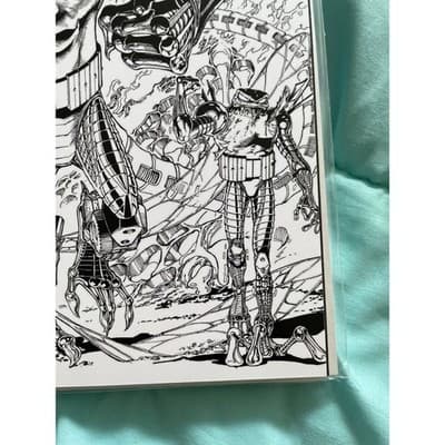 Cyberfrog: Bloodhoney #1C B&W Signed by Ethan Van Sciver (2019 All Caps Comics) - Thumbnail 13