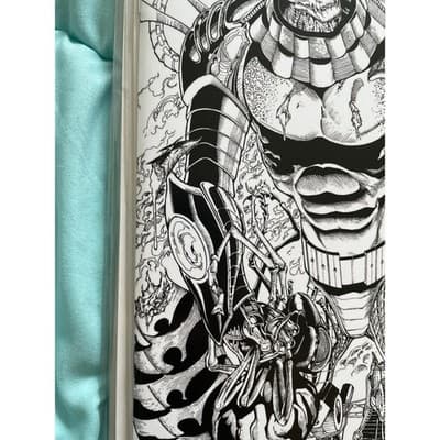 Cyberfrog: Bloodhoney #1C B&W Signed by Ethan Van Sciver (2019 All Caps Comics) - Thumbnail 2