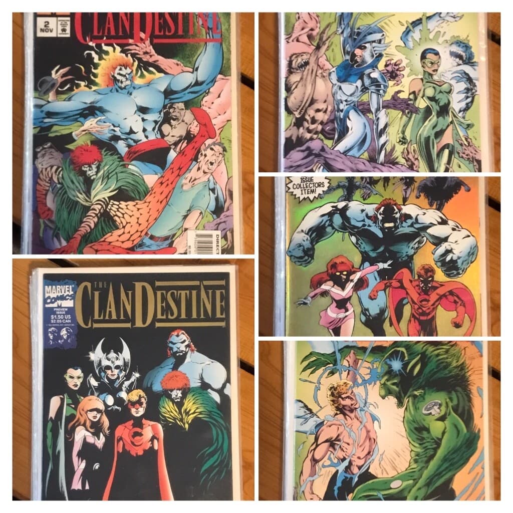 THE CLAN DESTINE #0 - 4, 6 - 8, 10 - 12 (1994 Marvel) FOIL COVER 1ST Lot of 11 - Image 1