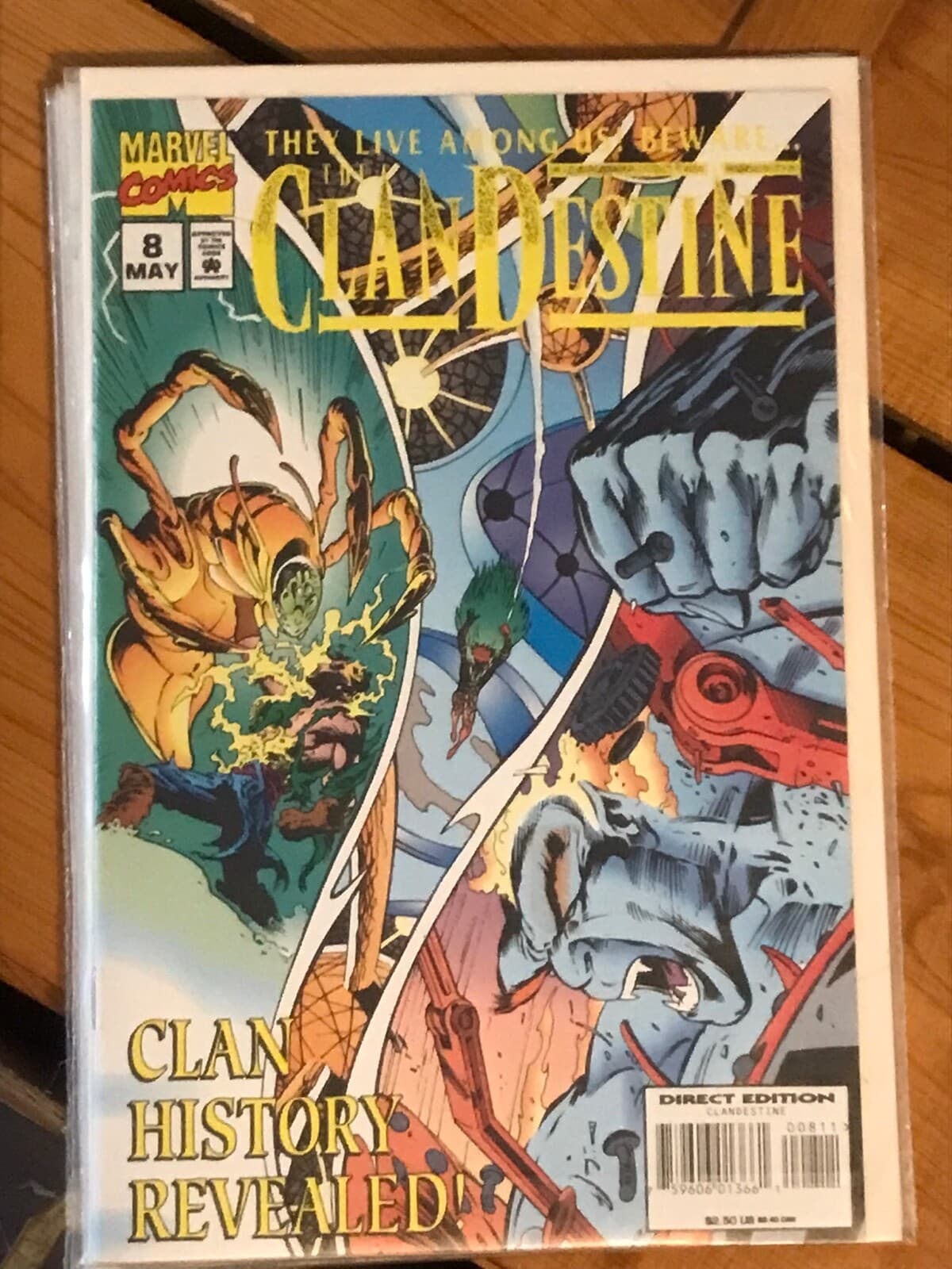 THE CLAN DESTINE #0 - 4, 6 - 8, 10 - 12 (1994 Marvel) FOIL COVER 1ST Lot of 11 - Thumbnail 10