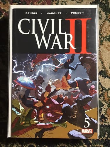 Civil War II #5 - 7 (2016 Marvel) 1st Meeting Miles Morales & Venom - Thumbnail 2