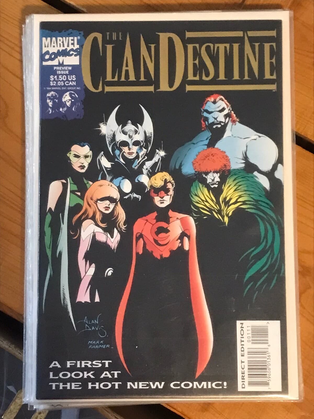 THE CLAN DESTINE #0 - 4, 6 - 8, 10 - 12 (1994 Marvel) FOIL COVER 1ST Lot of 11 - Thumbnail 3