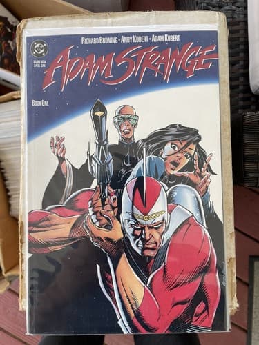 Lot Of 3 Adam Strange #1 - 3 (1990 DC) Kubert & Kubert - Thumbnail 2
