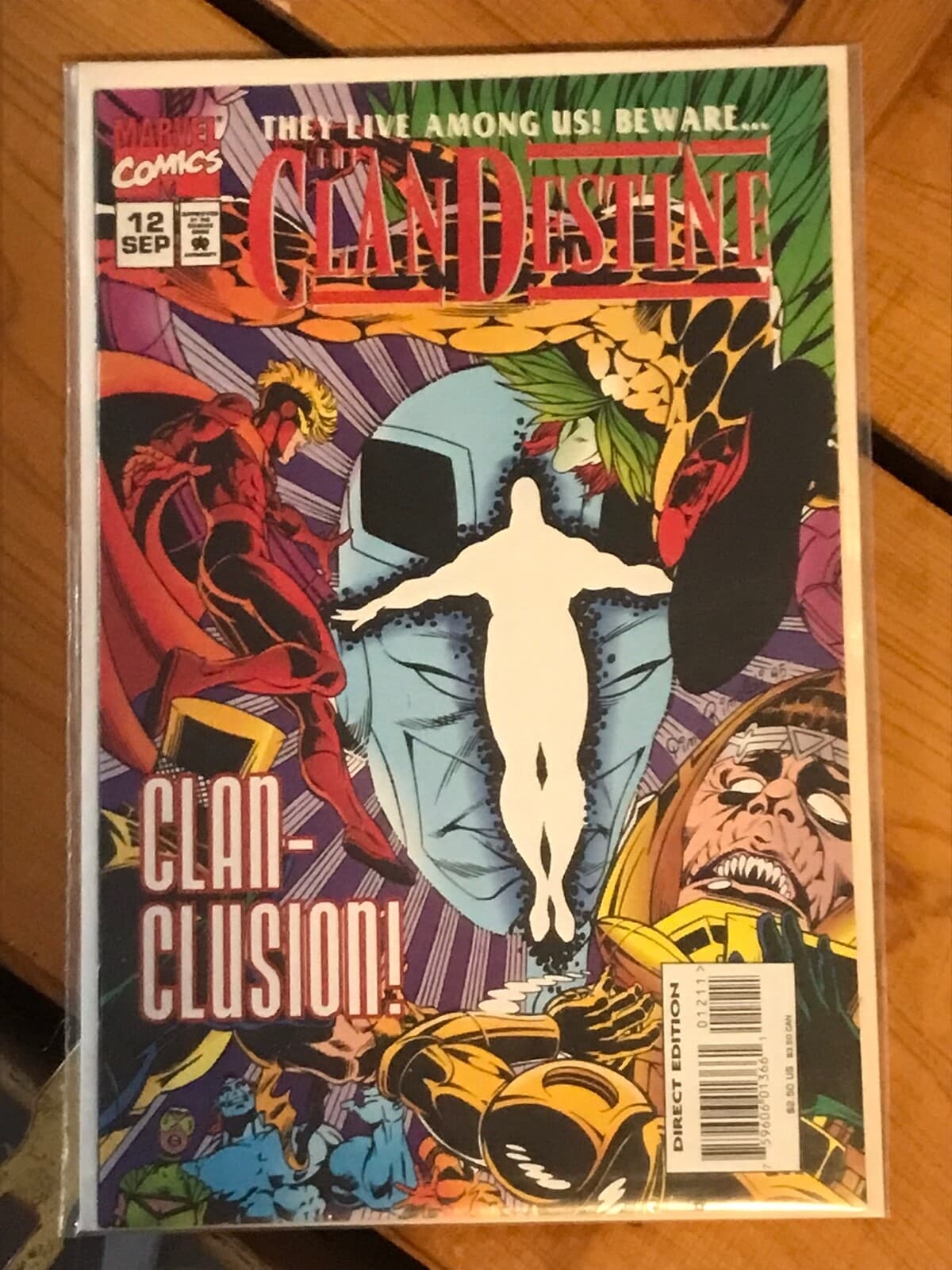 THE CLAN DESTINE #0 - 4, 6 - 8, 10 - 12 (1994 Marvel) FOIL COVER 1ST Lot of 11 - Thumbnail 13