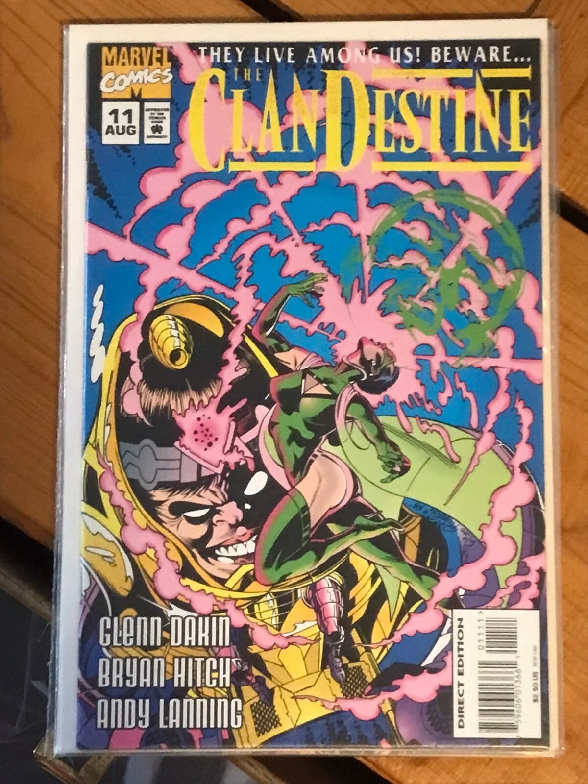 THE CLAN DESTINE #0 - 4, 6 - 8, 10 - 12 (1994 Marvel) FOIL COVER 1ST Lot of 11 - Thumbnail 12