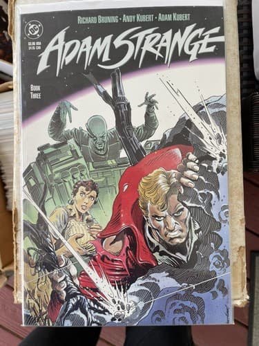 Lot Of 3 Adam Strange #1 - 3 (1990 DC) Kubert & Kubert - Thumbnail 4