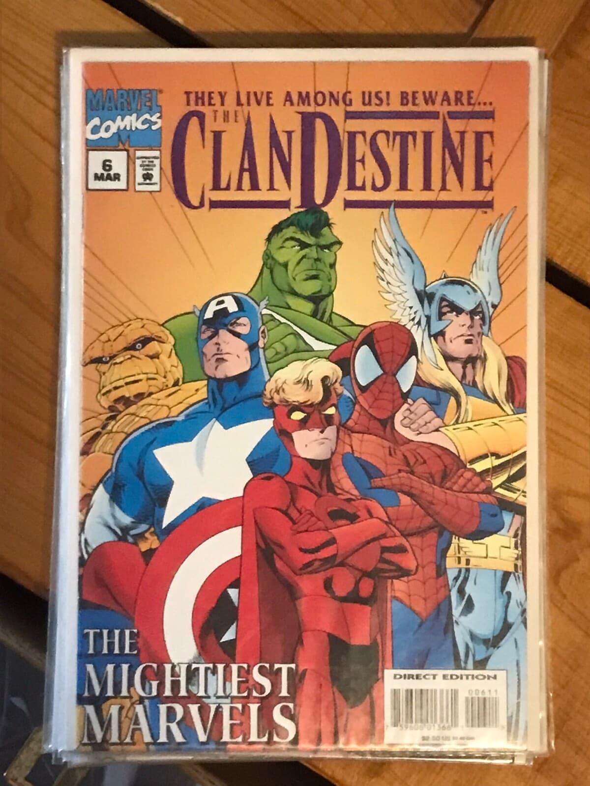 THE CLAN DESTINE #0 - 4, 6 - 8, 10 - 12 (1994 Marvel) FOIL COVER 1ST Lot of 11 - Thumbnail 8