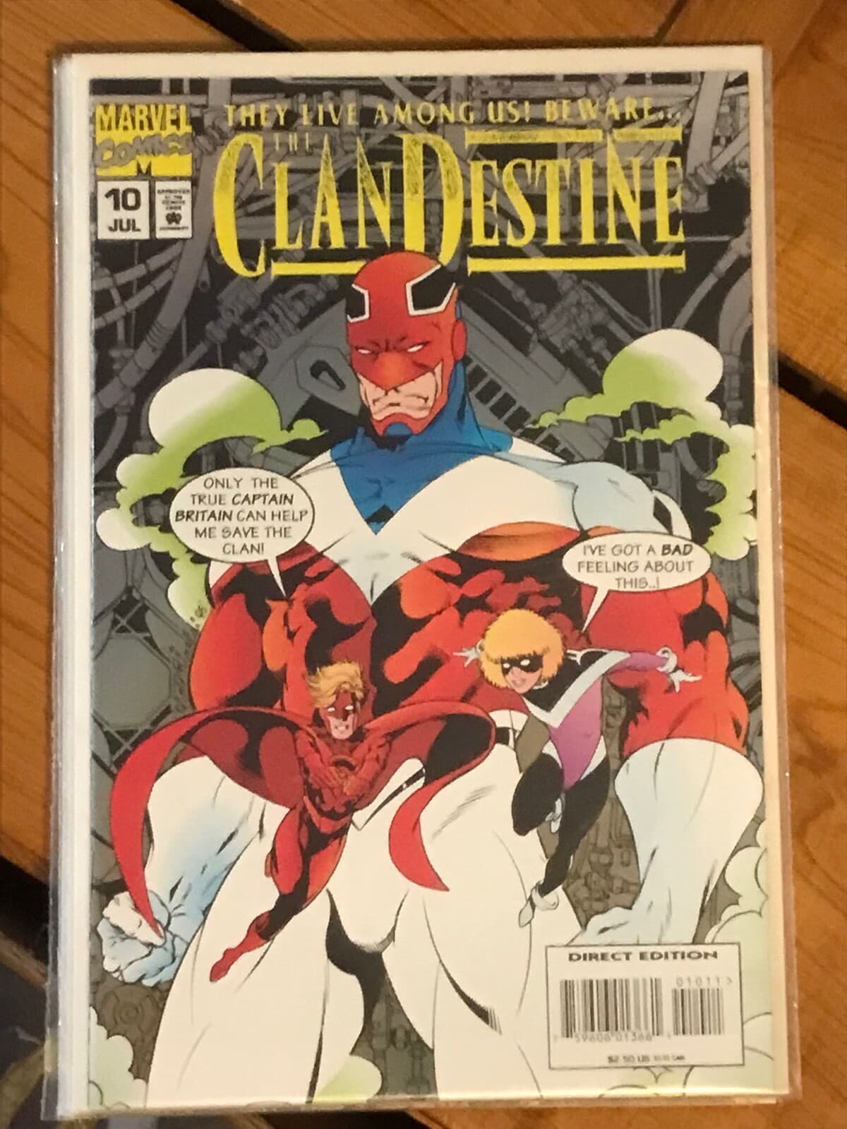 THE CLAN DESTINE #0 - 4, 6 - 8, 10 - 12 (1994 Marvel) FOIL COVER 1ST Lot of 11 - Thumbnail 11