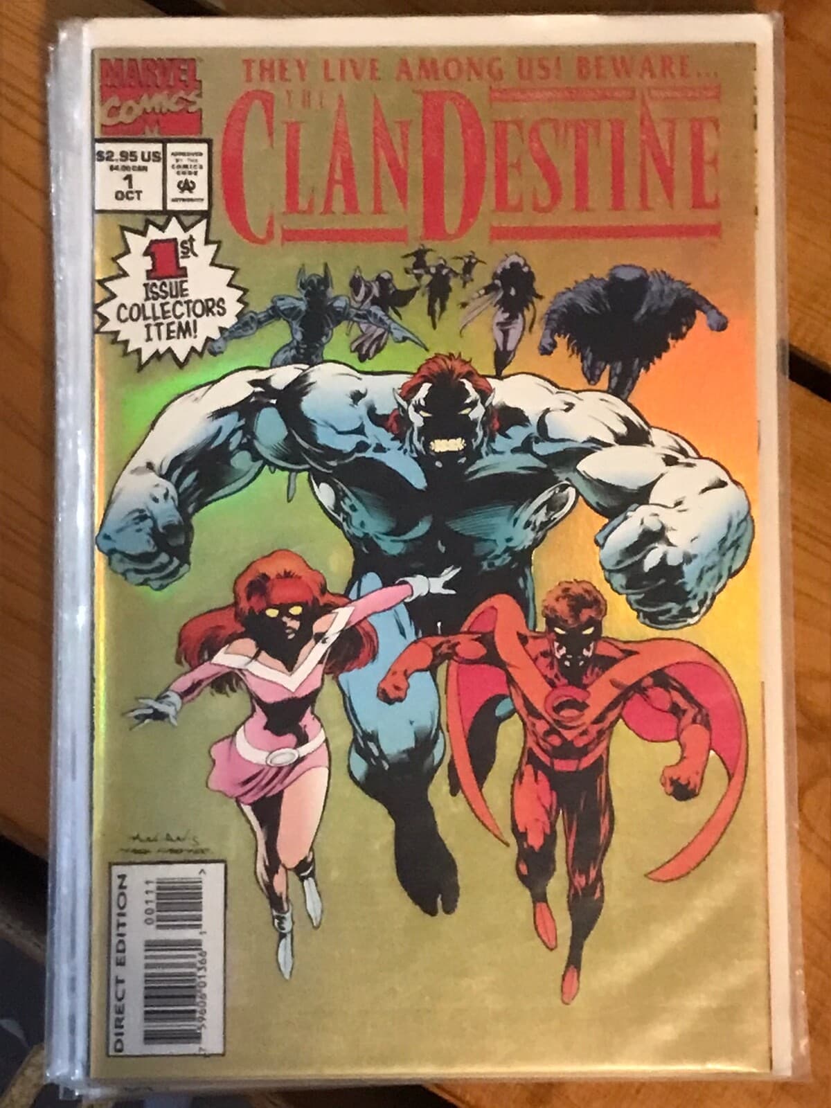 THE CLAN DESTINE #0 - 4, 6 - 8, 10 - 12 (1994 Marvel) FOIL COVER 1ST Lot of 11 - Thumbnail 4
