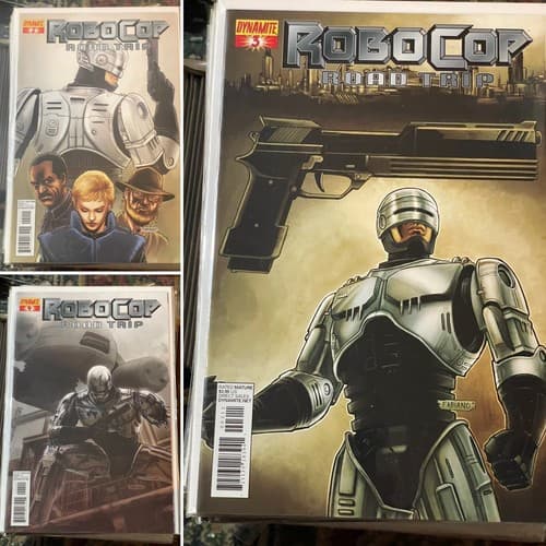 Lot Of 3 Robocop Road Trip #2 - 3 (2011 Dynamite) - Image 1