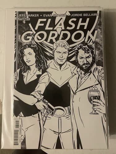 Flash Gordon #1F, 2C, 6 B/W (2014 Dynamite) Lot Of 3 - Thumbnail 4