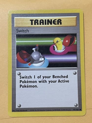 PokÃ©mon TCG Switch Base Set 95/102 Regular Shadowless Common - Thumbnail 2