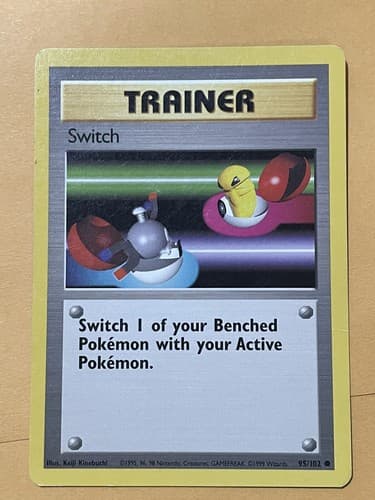 PokÃ©mon TCG Switch Base Set 95/102 Regular Shadowless Common - Thumbnail 3