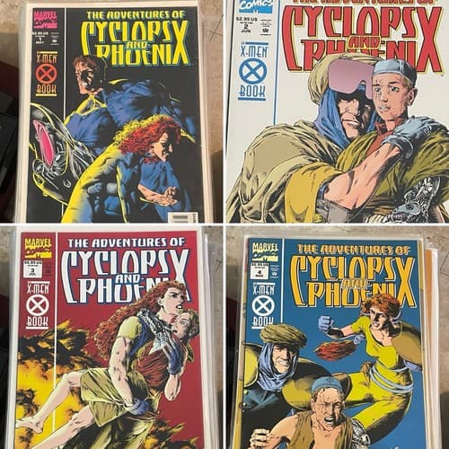 The Adventures of Cyclops and Phoenix 1-4 (1994 Marvel) Complete Set - Image 1
