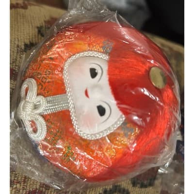 Japanese Hime Daruma dolls (Princess Daruma) Lot of 2 UNWRAPPED - Thumbnail 3