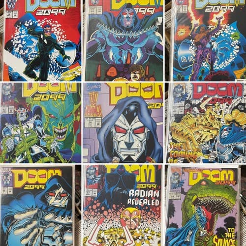 Lot Of 9 DOOM 2099 #10 - 17, 19 (1992 Marvel) - Image 1