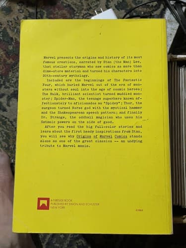 Origins of Marvel Comics by Stan Lee TPB (1974 Marvel) - Thumbnail 2