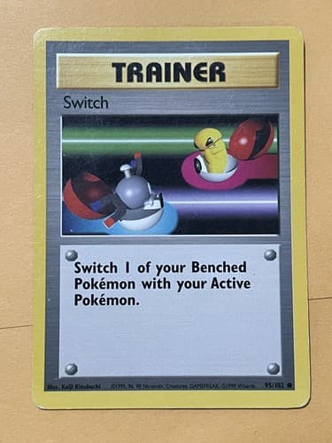 PokÃ©mon TCG Switch Base Set 95/102 Regular Shadowless Common - Thumbnail 5