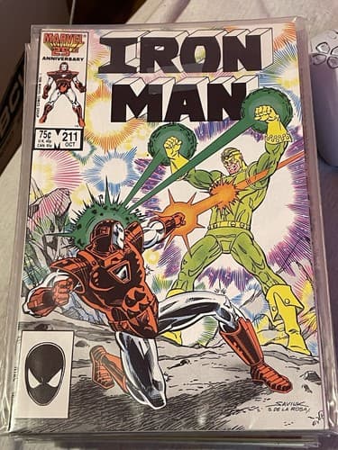Lot Of 6 Iron Man #208 - 213 (1986 Marvel) 2 KEYS - Thumbnail 5