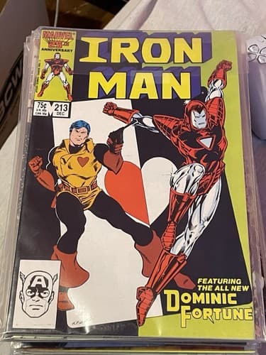 Lot Of 6 Iron Man #208 - 213 (1986 Marvel) 2 KEYS - Thumbnail 7