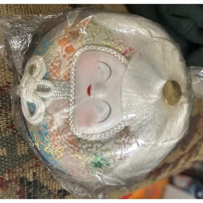 Japanese Hime Daruma dolls (Princess Daruma) Lot of 2 UNWRAPPED - Thumbnail 5