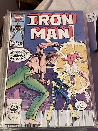 Lot Of 6 Iron Man #208 - 213 (1986 Marvel) 2 KEYS - Thumbnail 4