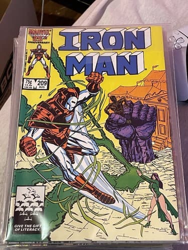 Lot Of 6 Iron Man #208 - 213 (1986 Marvel) 2 KEYS - Thumbnail 3