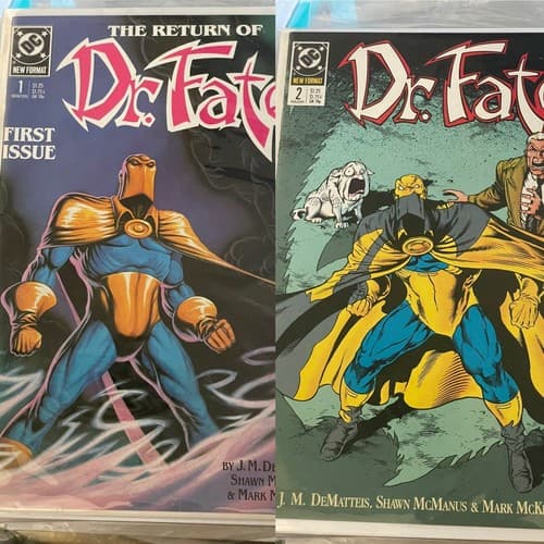 Dr. Fate #1 & 2 (1988 DC) The Doctor Returns! Shawn McManus Art - Image 1